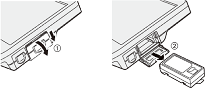 Removal of battery packs